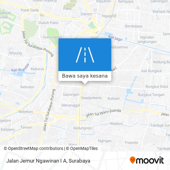 Peta Jalan Jemur Ngawinan I A