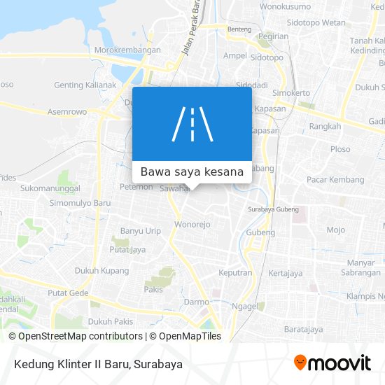 Peta Kedung Klinter II Baru