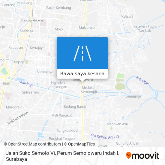 Peta Jalan Suko Semolo Vi, Perum Semolowaru Indah I