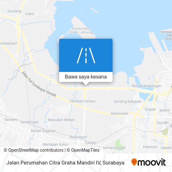 Peta Jalan Perumahan Citra Graha Mandiri IV