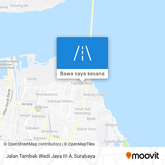Peta Jalan Tambak Wedi Jaya III A