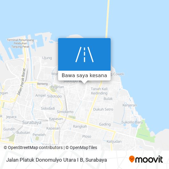 Peta Jalan Platuk Donomulyo Utara I B