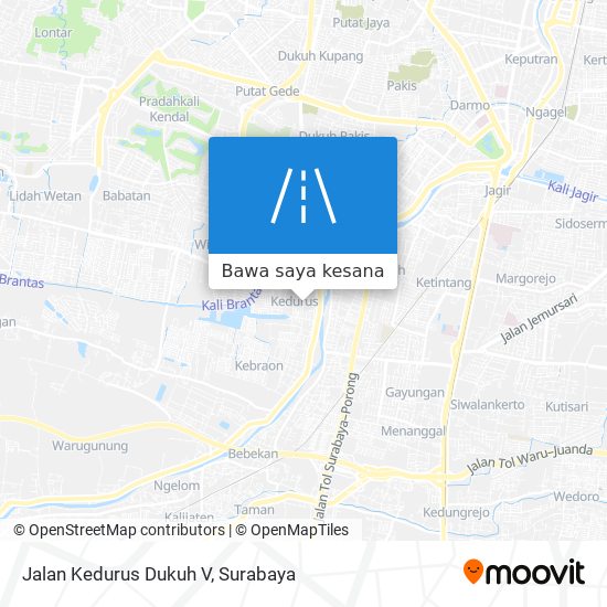 Peta Jalan Kedurus Dukuh V