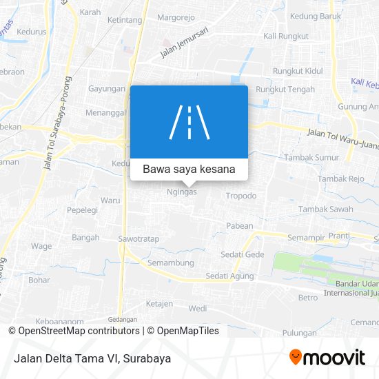 Peta Jalan Delta Tama VI