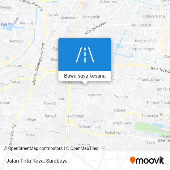 Peta Jalan Tirta Raya