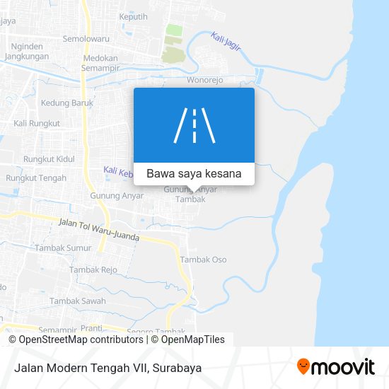 Peta Jalan Modern Tengah VII