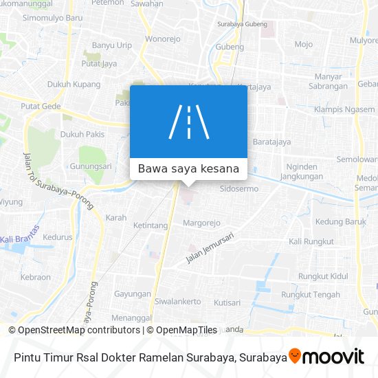 Peta Pintu Timur Rsal Dokter Ramelan Surabaya