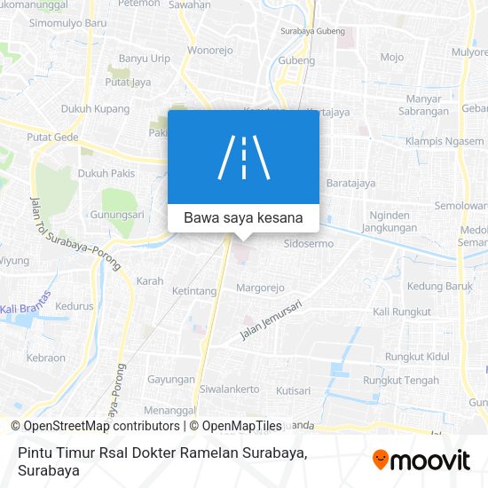 Peta Pintu Timur Rsal Dokter Ramelan Surabaya