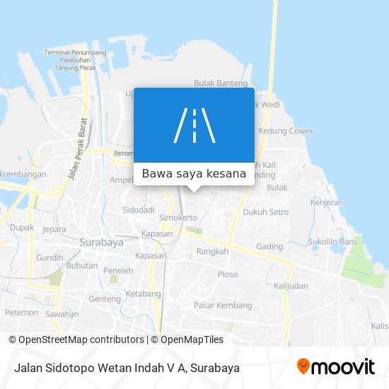 Peta Jalan Sidotopo Wetan Indah V A