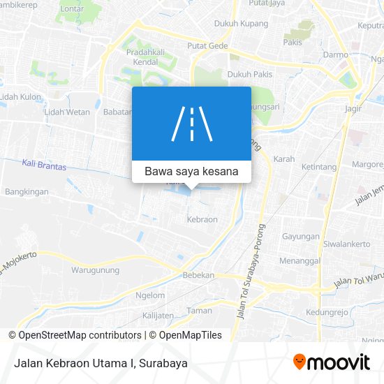 Peta Jalan Kebraon Utama I