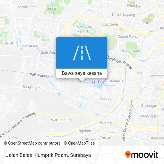 Peta Jalan Balas Klumprik Pdam