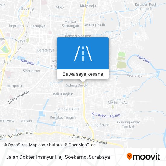 Peta Jalan Dokter Insinyur Haji Soekarno