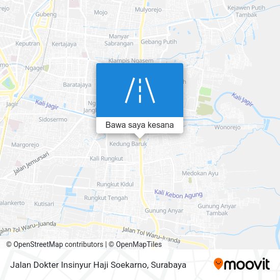 Peta Jalan Dokter Insinyur Haji Soekarno