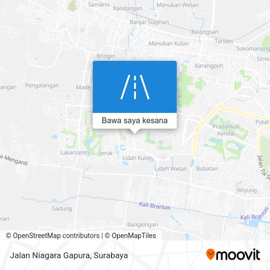 Peta Jalan Niagara Gapura