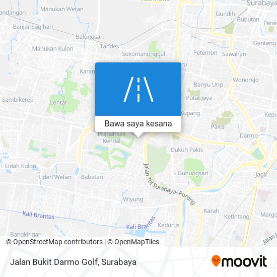Peta Jalan Bukit Darmo Golf