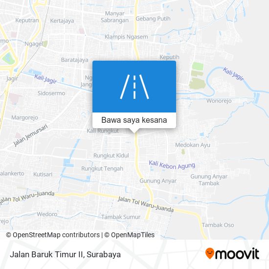 Peta Jalan Baruk Timur II