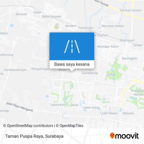 Peta Taman Puspa Raya