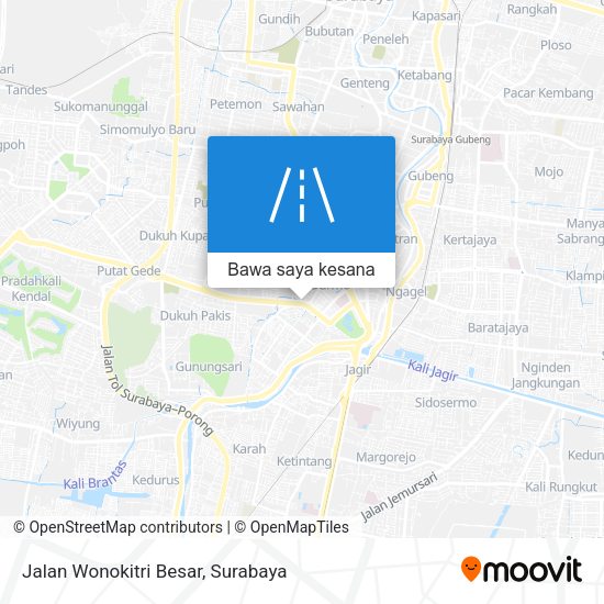 Peta Jalan Wonokitri Besar