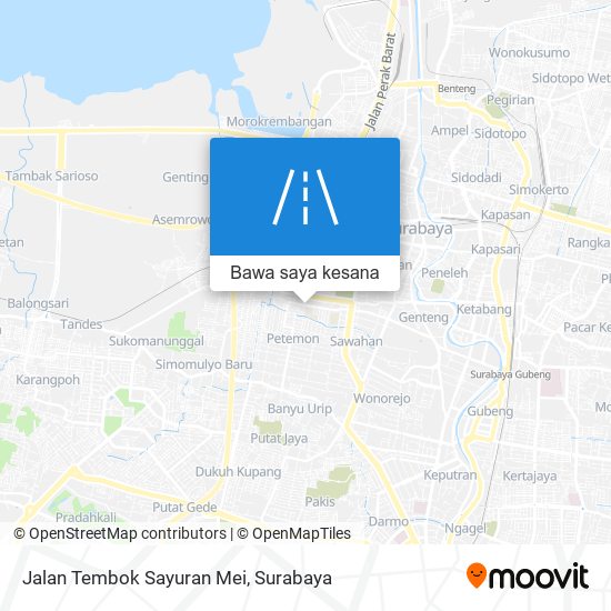 Peta Jalan Tembok Sayuran Mei