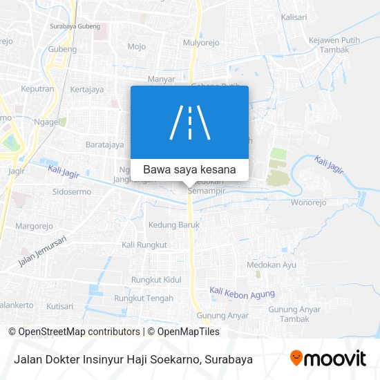 Peta Jalan Dokter Insinyur Haji Soekarno