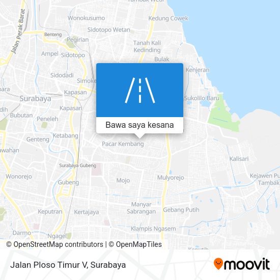 Peta Jalan Ploso Timur V