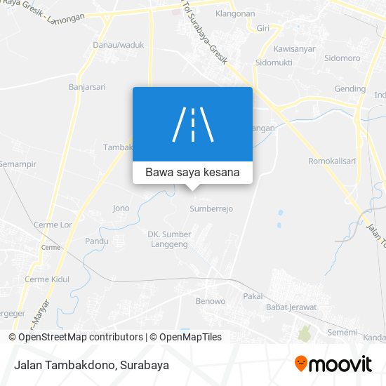 Peta Jalan Tambakdono