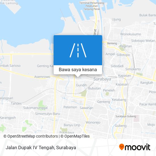 Peta Jalan Dupak IV Tengah