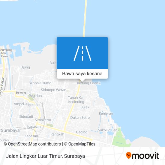 Peta Jalan Lingkar Luar Timur