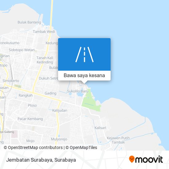 Peta Jembatan Surabaya