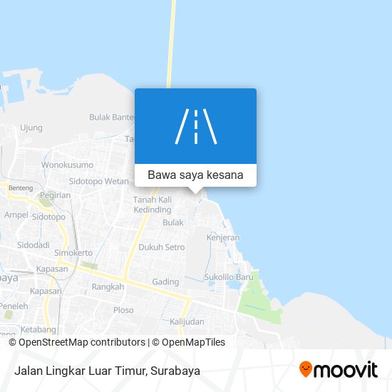 Peta Jalan Lingkar Luar Timur