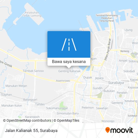 Peta Jalan Kalianak 55