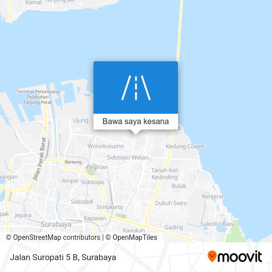 Peta Jalan Suropati 5 B
