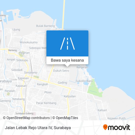 Peta Jalan Lebak Rejo Utara IV