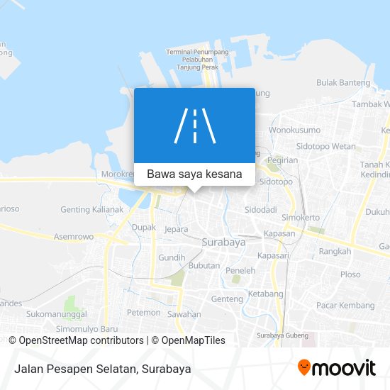 Peta Jalan Pesapen Selatan
