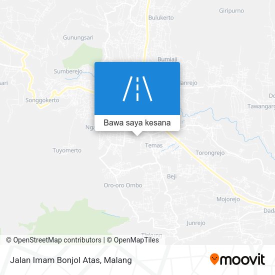 Peta Jalan Imam Bonjol Atas