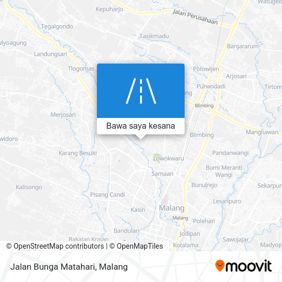 Peta Jalan Bunga Matahari