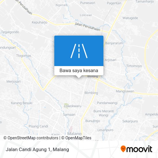 Peta Jalan Candi Agung 1
