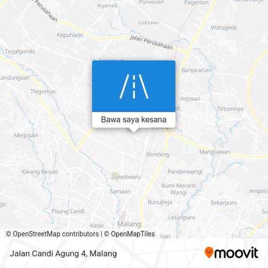 Peta Jalan Candi Agung 4
