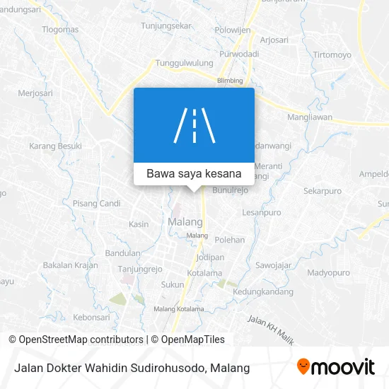 Peta Jalan Dokter Wahidin Sudirohusodo