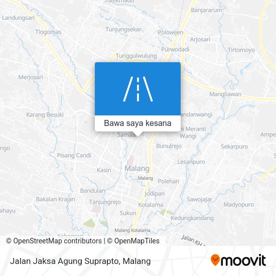Peta Jalan Jaksa Agung Suprapto