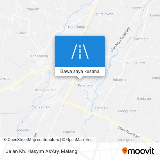 Peta Jalan Kh. Hasyim As'Ary