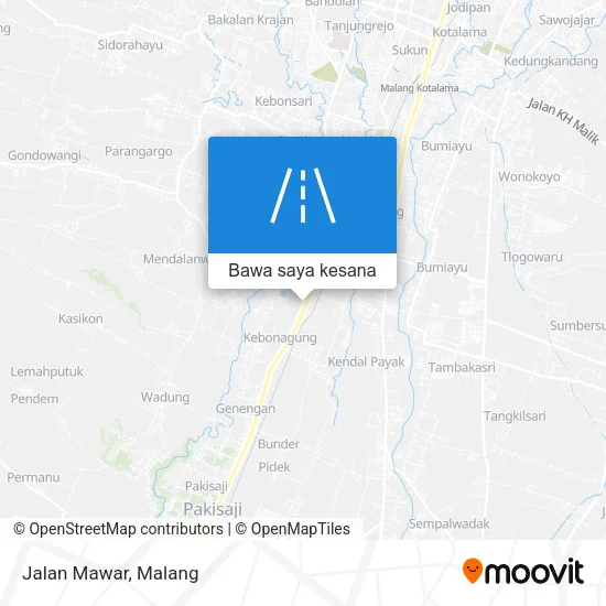 Peta Jalan Mawar