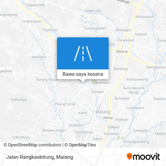 Peta Jalan Rangkasbitung
