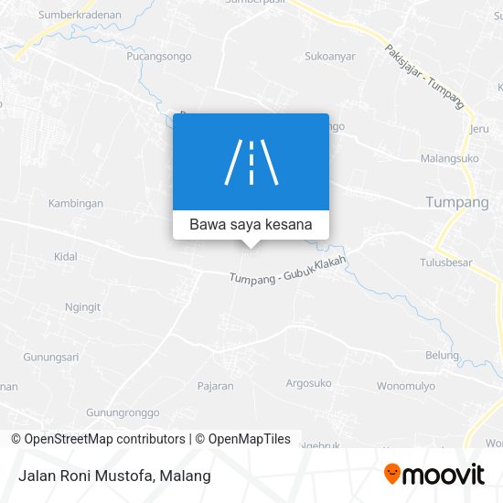 Peta Jalan Roni Mustofa