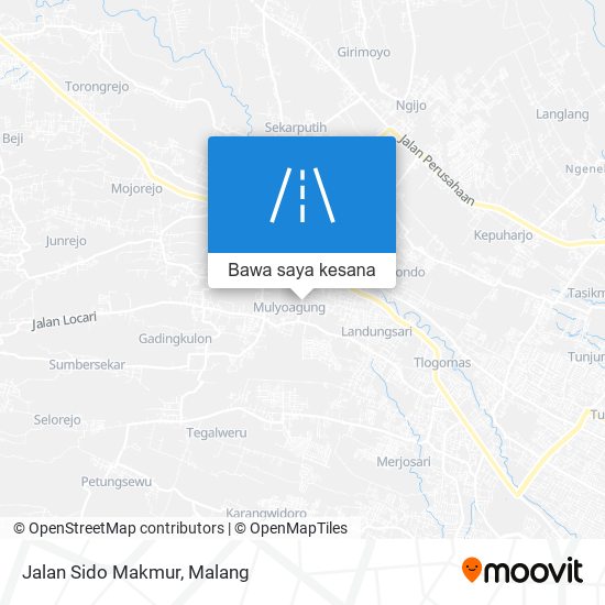 Peta Jalan Sido Makmur