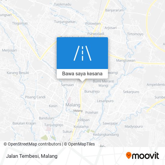 Peta Jalan Tembesi