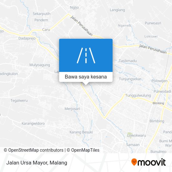 Peta Jalan Ursa Mayor