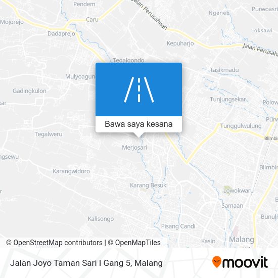 Peta Jalan Joyo Taman Sari I Gang 5
