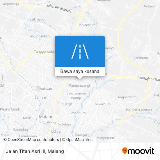 Peta Jalan Titan Asri III