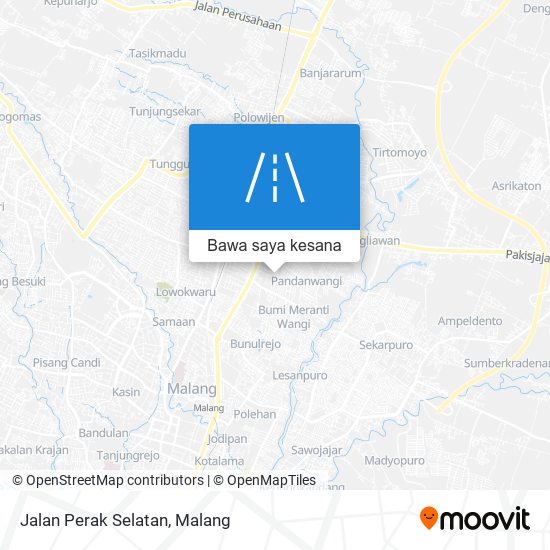 Peta Jalan Perak Selatan